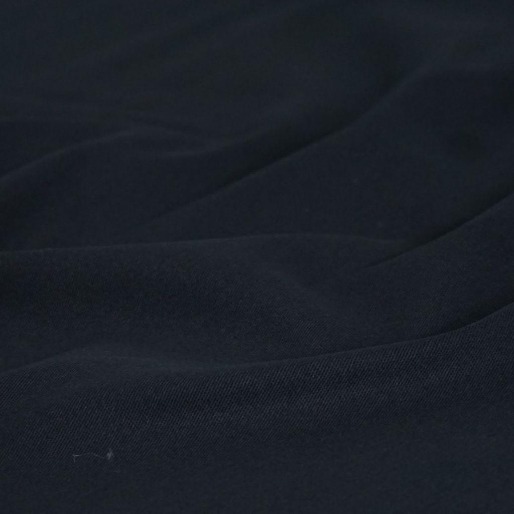 Baumwoll-Stretch Peach Finish schwarz